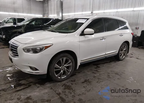 2013 Infiniti Jx35 z USA, uszkodzony, nr VIN 5N1AL0MM4DC349719